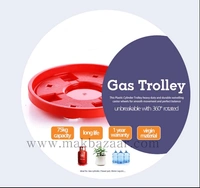 Gas Cylinder Trolley Stand with Movable Wheels. (Multi Color)
